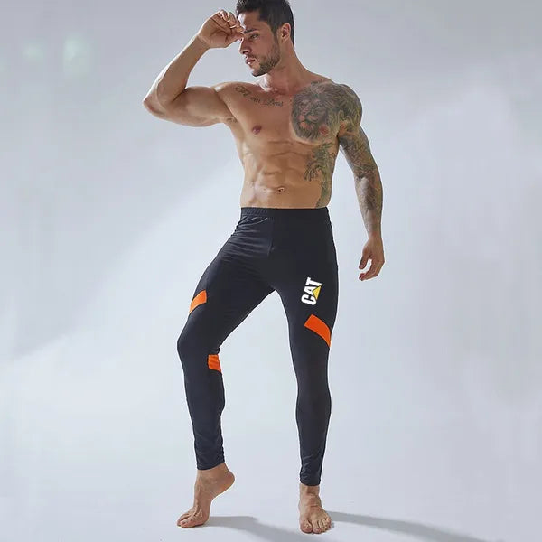 Men's Outdoor Sports Fitness Bodybuilding Tights Pants