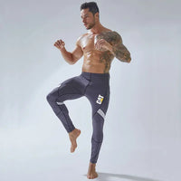 Men's Outdoor Sports Fitness Bodybuilding Tights Pants