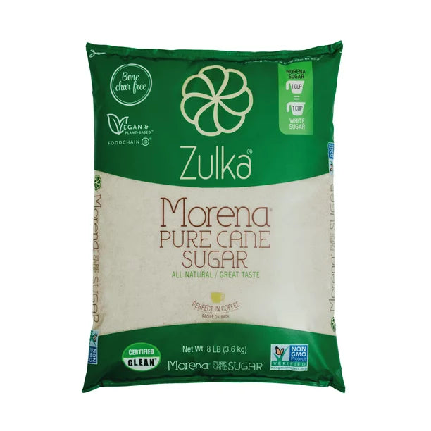 Zulka Pure Cane Sugar Allergen not Contained, 8 lb