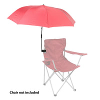 Regular Chair Umbrella with Universal Clamp, Clips To Most Folding Chair NEW