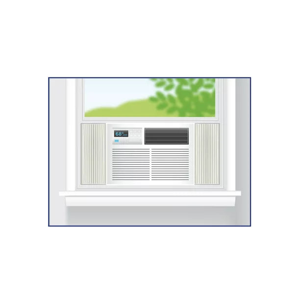 Fram Trak Window A/C Side Panels - Peel and Stick, Beige - Fits All Units