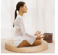 Round Pouf Soft Cushion Yoga Mat