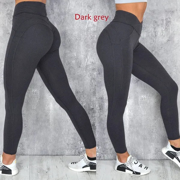 Women's  Stretch Running Yoga Fitness Pants High Waist