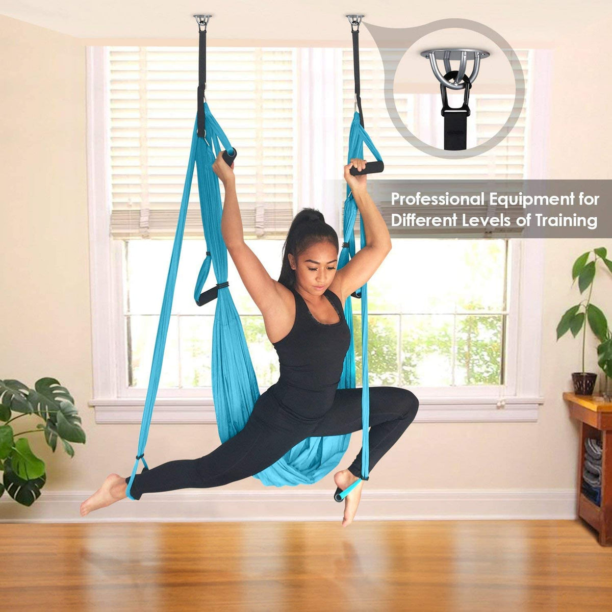 INTEY Aerial Yoga Flying Yoga Swing Yoga Hammock Trapeze Sling