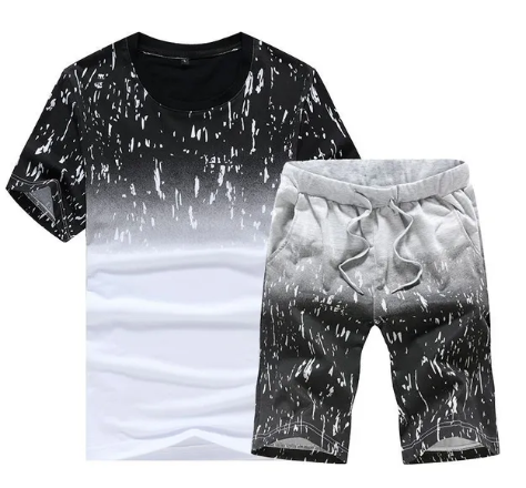 Men's Tracksuit Sportsuits T-shirt + Shorts