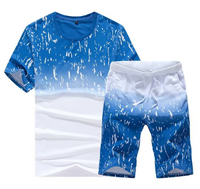 Men's Tracksuit Sportsuits T-shirt + Shorts