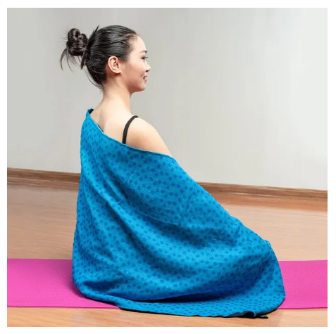 Cotton Yoga Mat Rug Towel Blanket Sweat Absorbent