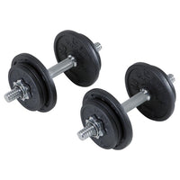 Adjustable Strength Training Dumbbell Set with Carrying Case, 44 lbs