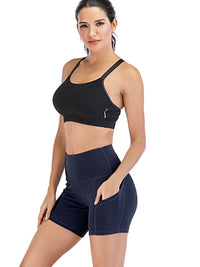 Tummy Control Yoga Shorts w/ Pockets for Women's  Workout