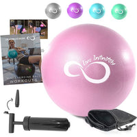 Exercise Ball Workout Equipment for Yoga and Pilates with Mesh Bag