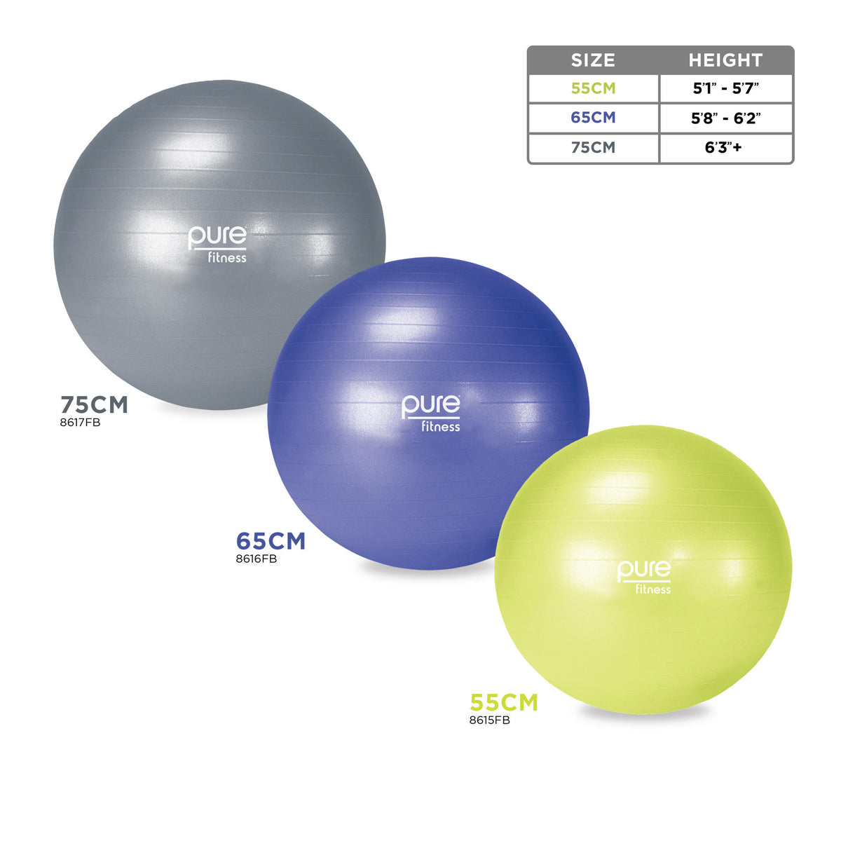 Stability Ball 75cm Gym Exercise