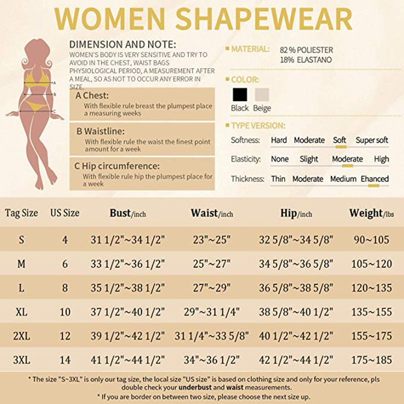 Women's  Shapewear Bodysuit