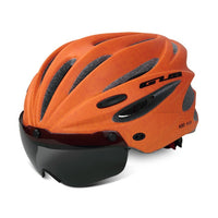 Women's Cycling Helmet with Visor Magnetic Goggles