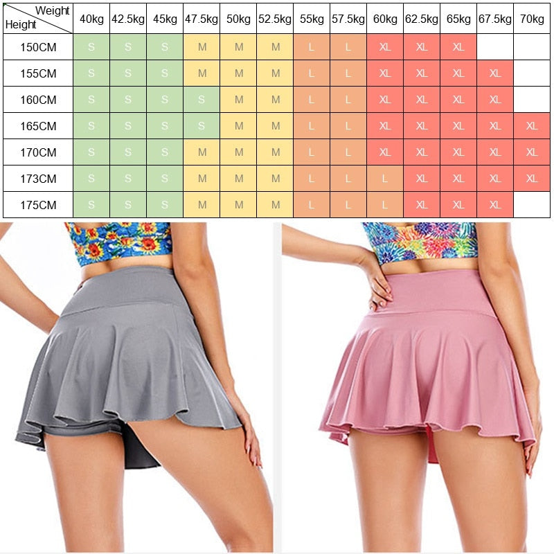 Women's Cloud Hide Sport Skirt Shorts