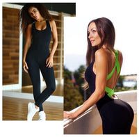 Women's Backless  Workout Tracksuit - jtvunivmgmtllc.org