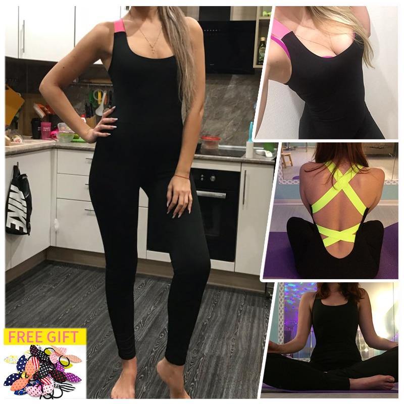 Women's Backless  Workout Tracksuit - jtvunivmgmtllc.org