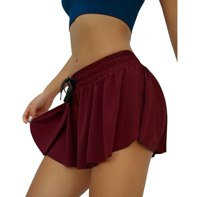 Women's 2 in 1 Sports Skirt Short Wear