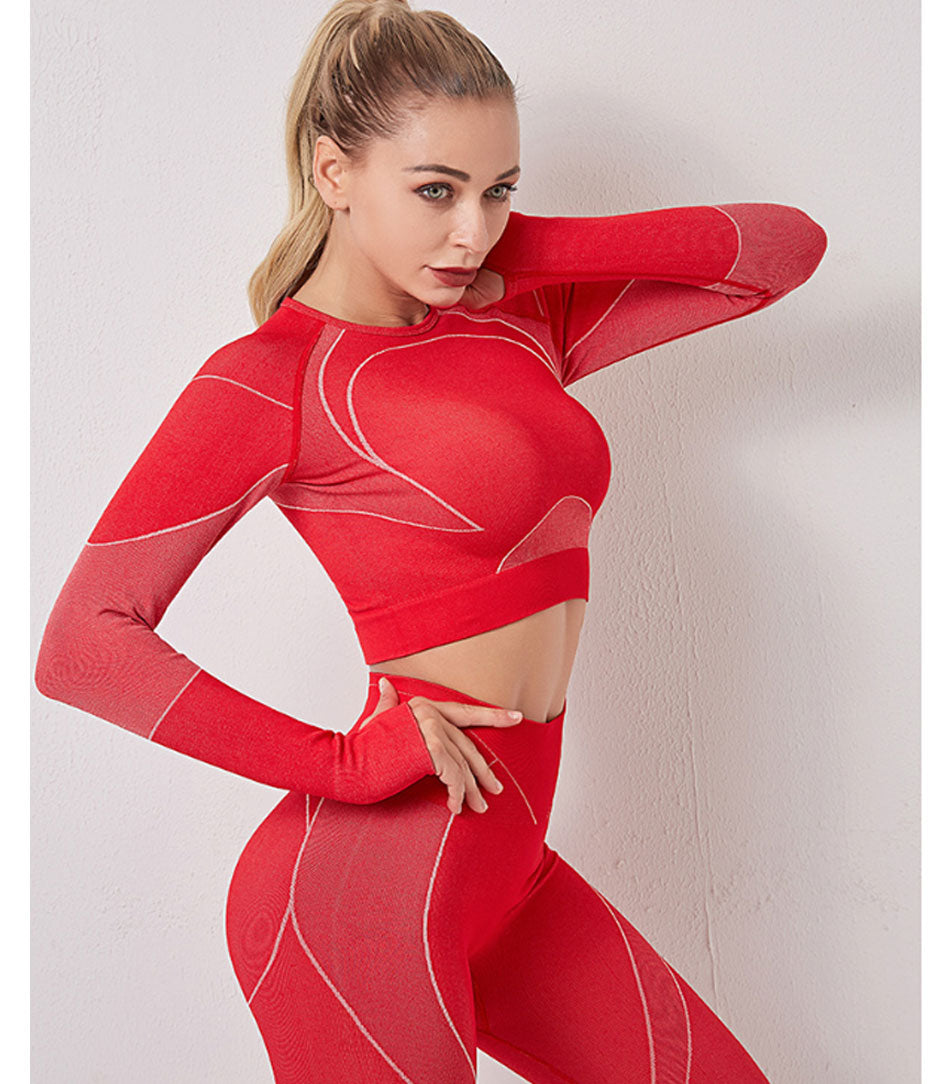 Women's Tracksuit Gym Outfits Set