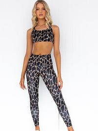 Women's Printed High Waist Gym Wear