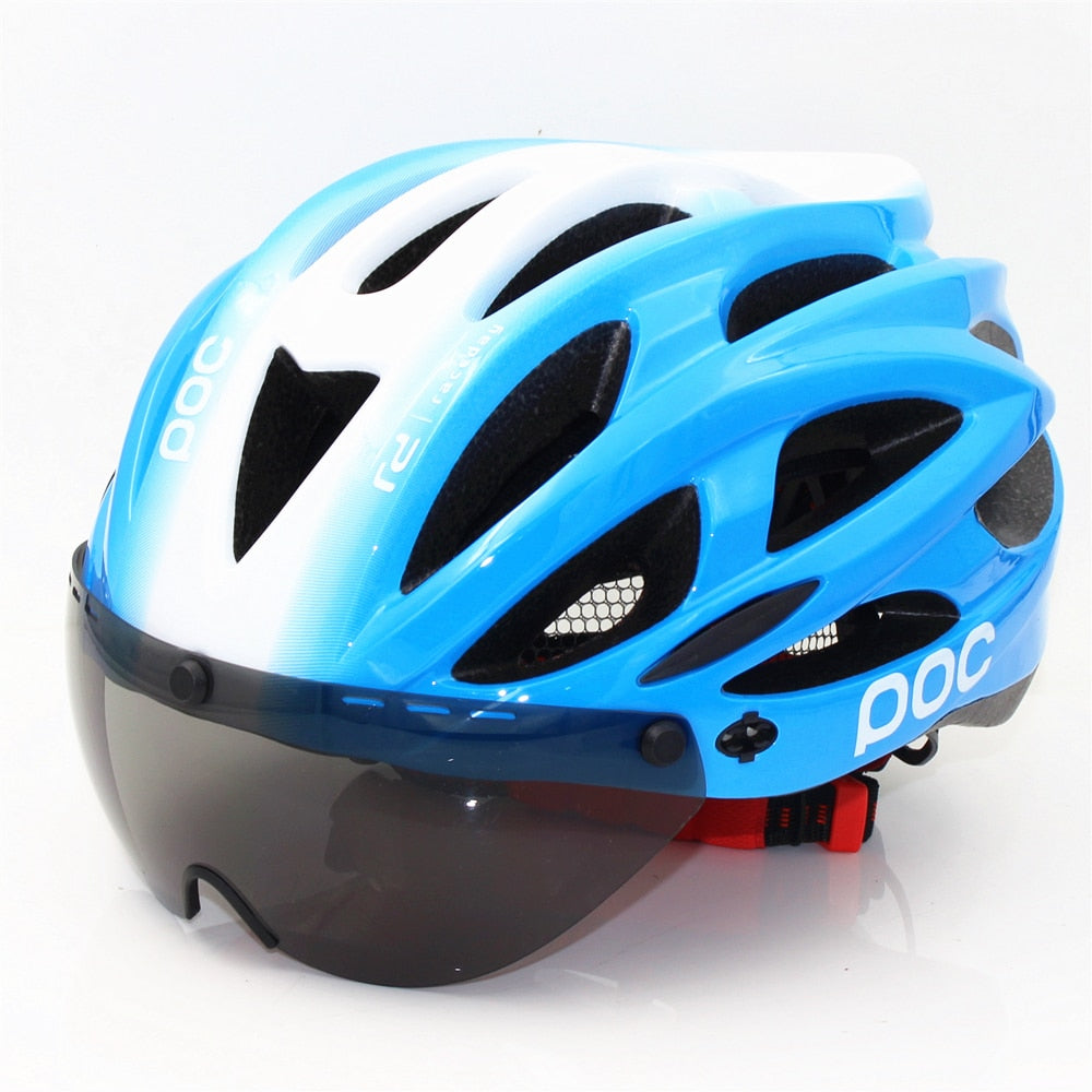 Women's Bike Helmet Road Safety Cap Lens