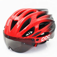 Women's Bike Helmet Road Safety Cap Lens