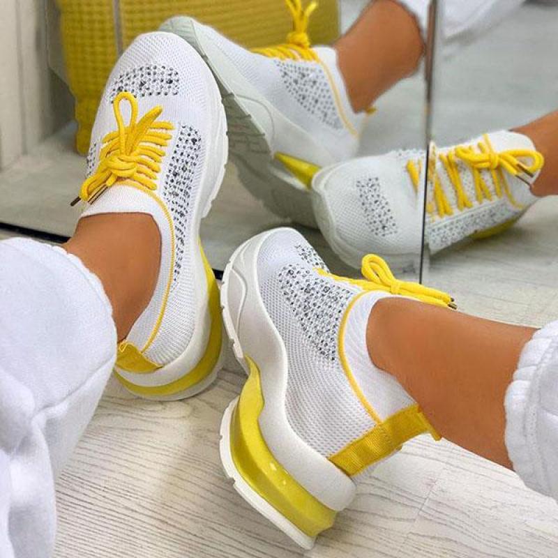 Women's Casual Rhinestone Walking Shoes