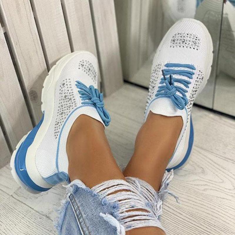 Women's Casual Rhinestone Walking Shoes