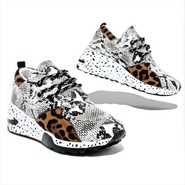 Women's Leopard Print Sports Running Shoes