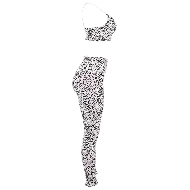 Women's Leopard Sport Suit Wear