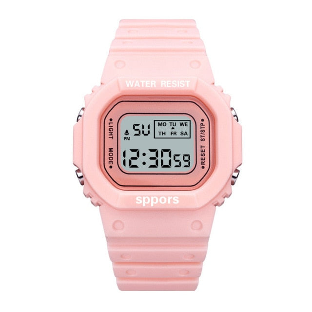 Women's Sports Digital Wrist Watch