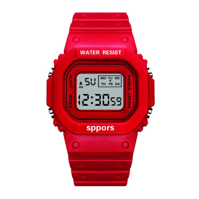 Women's Sports Digital Wrist Watch